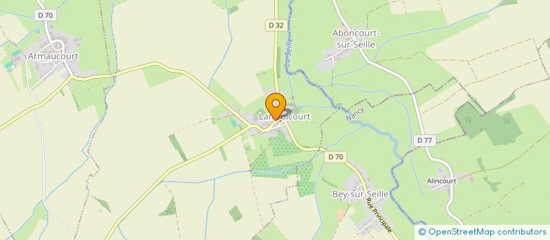 localisation de l'entreprise SCI DES RAINETTES  LANFROICOURT