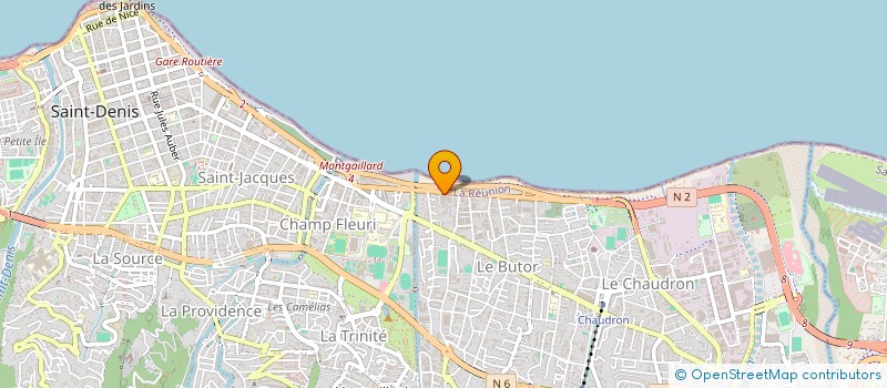 localisation de l'entreprise SCI DES RAMBAUD à SAINT-DENIS