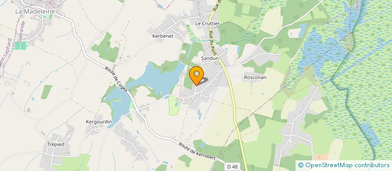 localisation de l'entreprise SCI DES RAMEAUX  GUERANDE