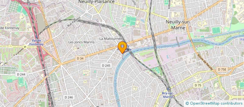 localisation de l'entreprise SCI DES RAMEURS  LE PERREUX-SUR-MARNE