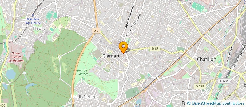 localisation de l'entreprise SCI DES RAPACES  CLAMART