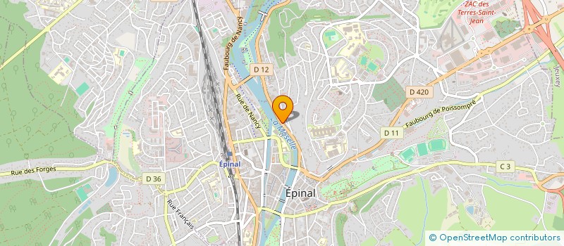 localisation de l'entreprise SCI DES RAVAGES à EPINAL