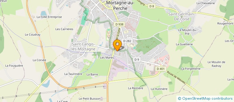 localisation de l'entreprise SCI DES RAVENELLES à SAINT-LANGIS-LES-MORTAGNE