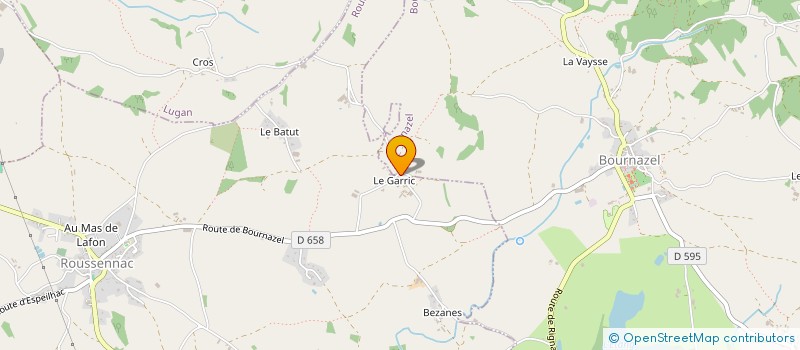 localisation de l'entreprise SCI DES RAYNALOUS  RIGNAC