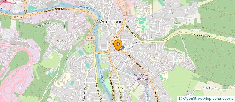 localisation de l'entreprise SCI DES RECILLES  AUDINCOURT