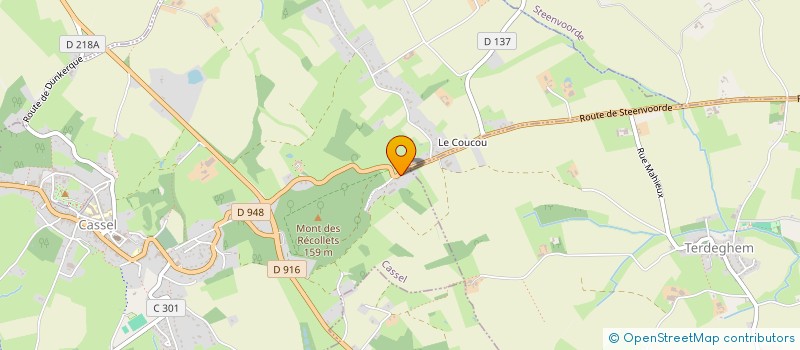 localisation de l'entreprise SCI DES RECOLLETS  CASSEL