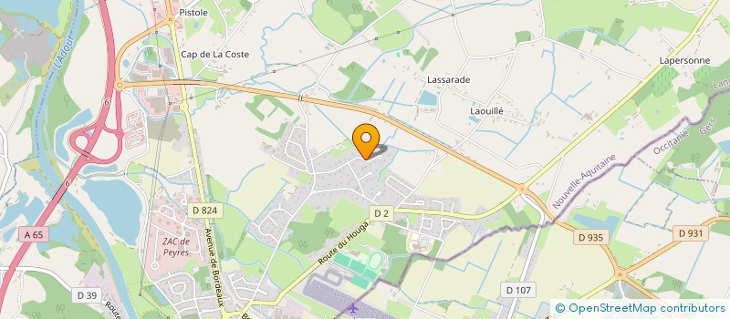 localisation de l'entreprise SCI DES RECOLLETS  AIRE-SUR-L'ADOUR