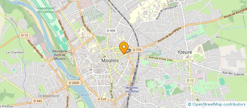 localisation de l'entreprise SCI DES REGNAUDINS à MOULINS