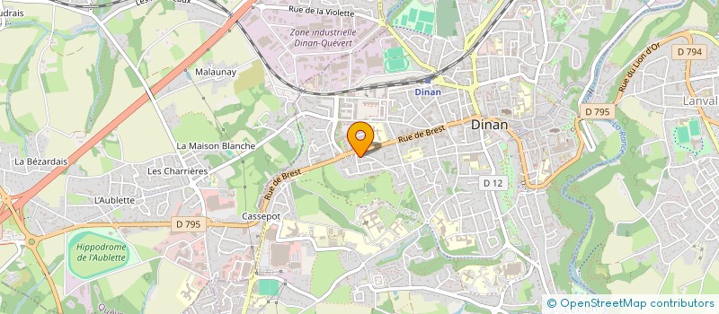 localisation de l'entreprise SCI DES RELAIS  DINAN