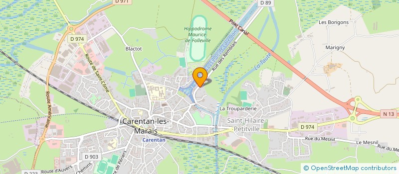 localisation de l'entreprise SCI DES REMBLAIS à CARENTAN-LES-MARAIS