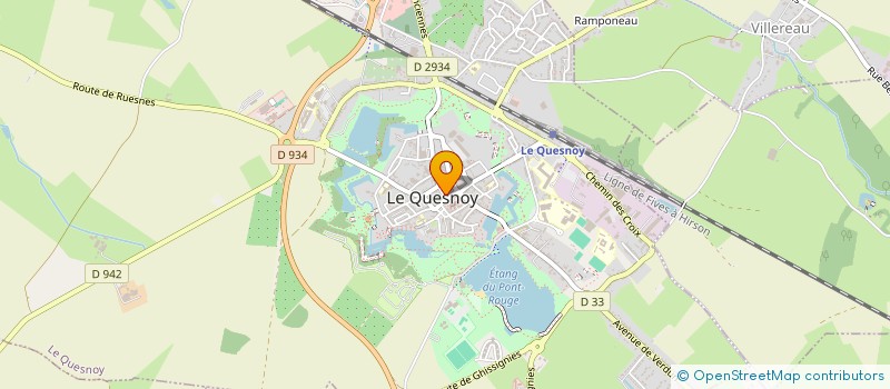 localisation de l'entreprise SCI DES REMPARTS 2001 à LE QUESNOY