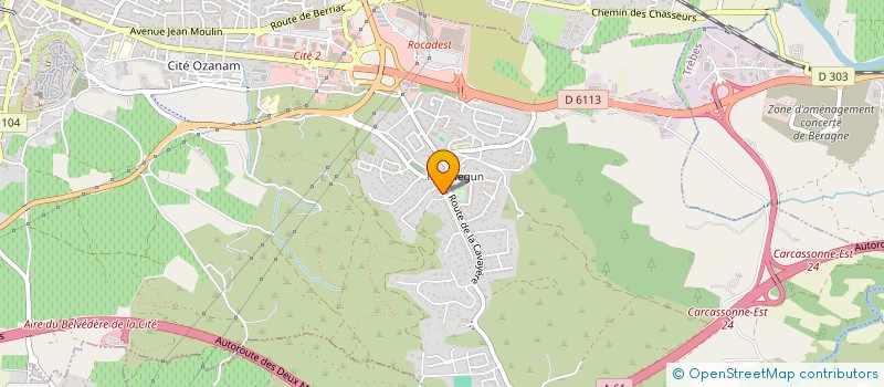 localisation de l'entreprise SCI DES REMPARTS à CARCASSONNE