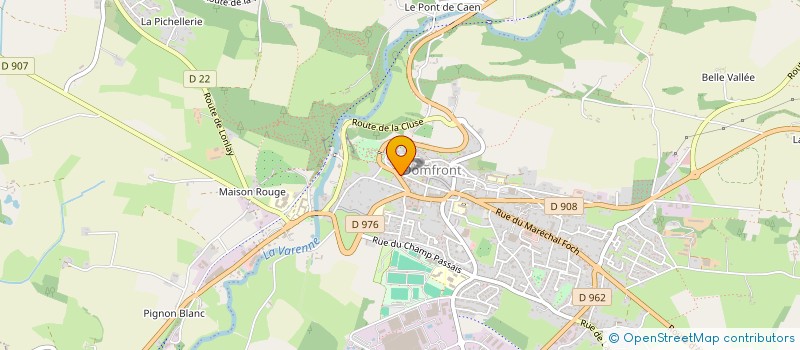 localisation de l'entreprise SCI DES REMPARTS à DOMFRONT-EN-POIRAIE