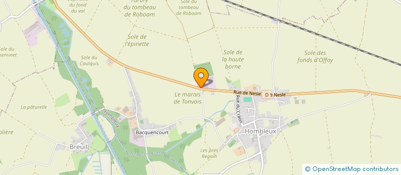 localisation de l'entreprise SCI DES REMPARTS  HOMBLEUX