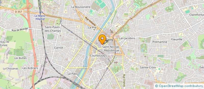 localisation de l'entreprise SCI DES REMPARTS  LE MANS