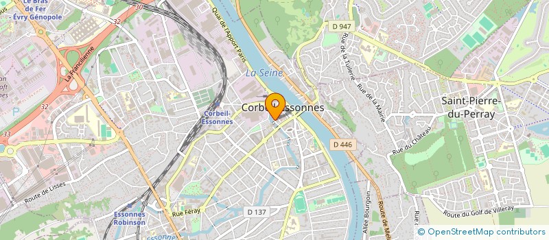 localisation de l'entreprise SCI DES REMPARTS à CORBEIL-ESSONNES