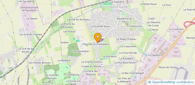 localisation de l'entreprise SCI DES REMPARTS  NOTRE-DAME-D'OE