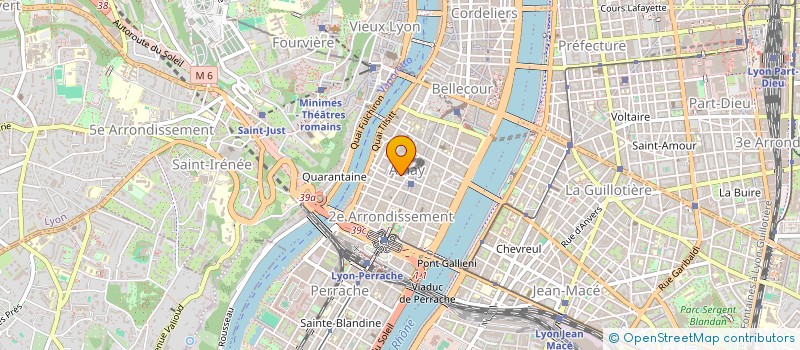 localisation de l'entreprise SCI DES REMPARTS  LYON