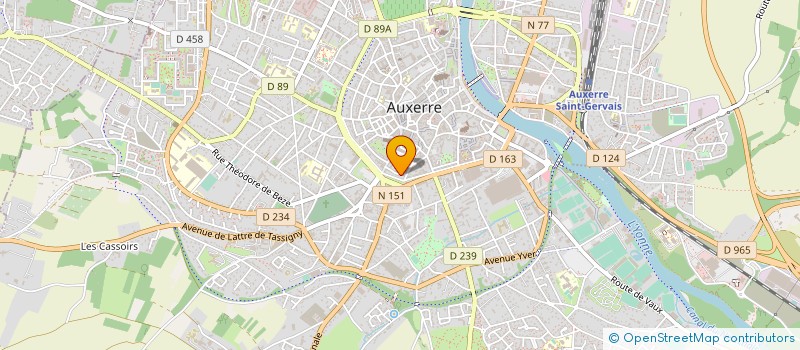 localisation de l'entreprise SCI DES REMPARTS à AUXERRE