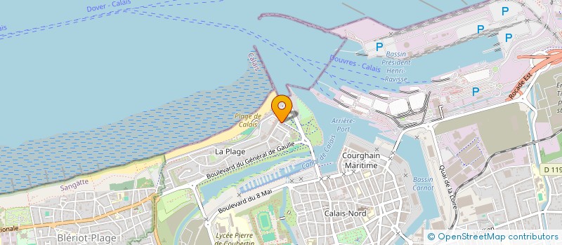 localisation de l'entreprise SCI DES REMPARTS  CALAIS