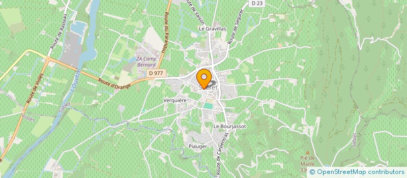 localisation de l'entreprise SCI DES REMPARTS  SABLET