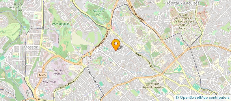 localisation de l'entreprise SCI DES REMPARTS à MONTPELLIER
