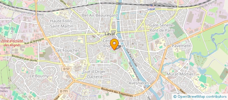 localisation de l'entreprise SCI DES REMPARTS à LAVAL