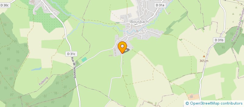 localisation de l'entreprise SCI DES REMPARTS 57  BOUSBACH