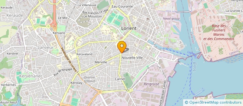 localisation de l'entreprise SCI DES REMPARTS  LORIENT