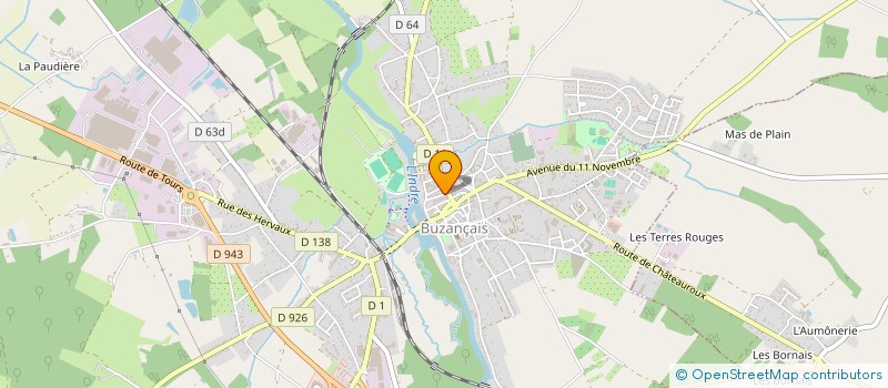 localisation de l'entreprise SCI DES REMPARTS à BUZANCAIS