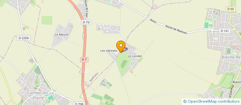 localisation de l'entreprise SCI DES REMPARTS  BIEVILLE-BEUVILLE