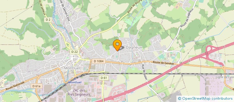 localisation de l'entreprise SCI DES REMPARTS à DAGNEUX