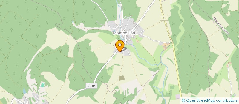 localisation de l'entreprise SCI DES REMPARTS  MONTBOILLON