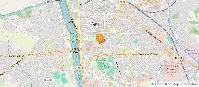 localisation de l'entreprise SCI DES REMPARTS DE LA VILLE A  AGEN