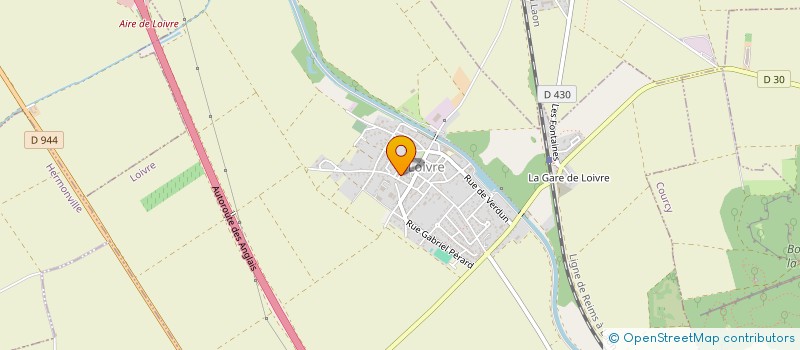 localisation de l'entreprise SCI DES REMPARTS DU NORD  LOIVRE