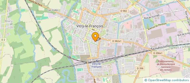 localisation de l'entreprise SCI DES REMPARTS VITRYATS à VITRY-LE-FRANCOIS