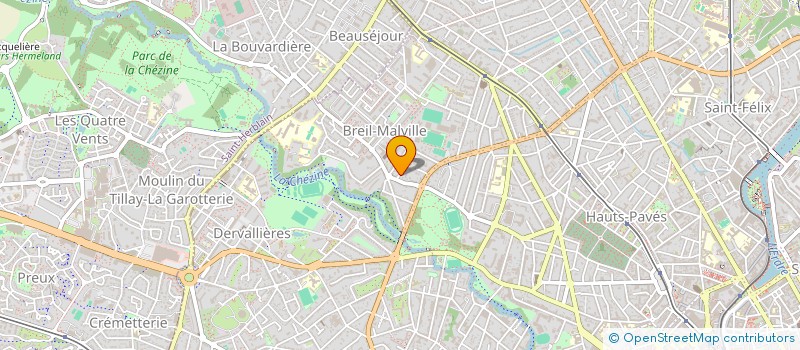 localisation de l'entreprise SCI DES RENARDIERES  NANTES