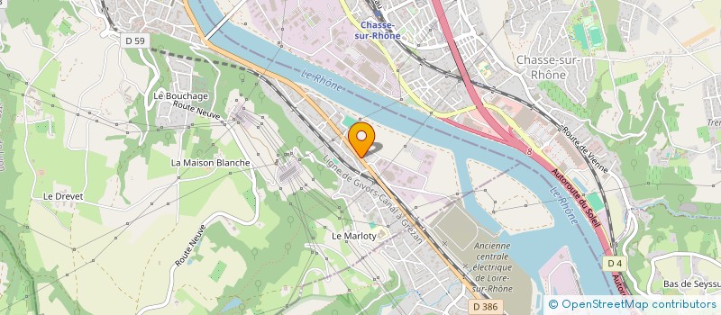 localisation de l'entreprise SCI DES RENIFLEURS  GIVORS