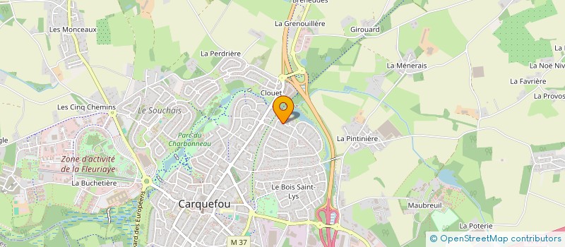 localisation de l'entreprise SCI DES RENTES  CARQUEFOU