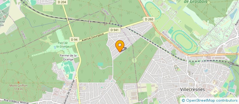 localisation de l'entreprise SCI DES RESERVOIRS  YERRES