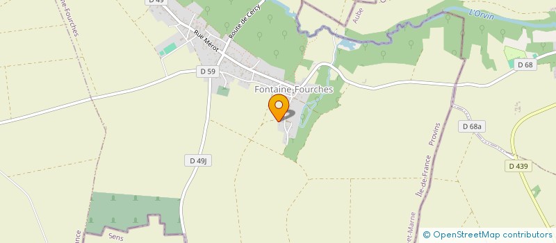 localisation de l'entreprise SCI DES RESERVOIRS  FONTAINE-FOURCHES