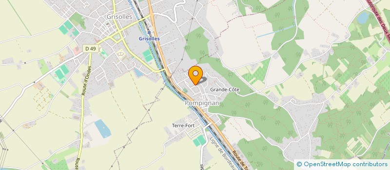 localisation de l'entreprise SCI DES RESIDENCES COLLET  POMPIGNAN