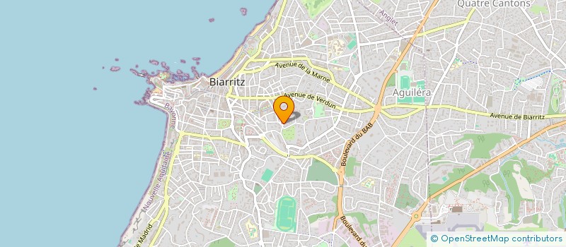 localisation de l'entreprise SCI DES RESIDENCES DU LAC à BIARRITZ