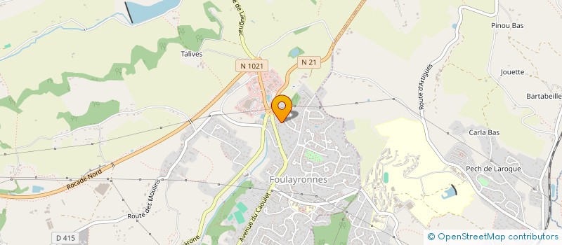 localisation de l'entreprise SCI DES RESINIERS à FOULAYRONNES
