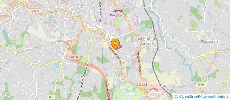 localisation de l'entreprise SCI DES RESTANQUES à GRASSE