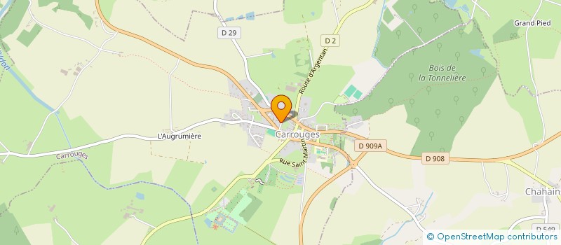 localisation de l'entreprise SCI DES RIAUX à CARROUGES