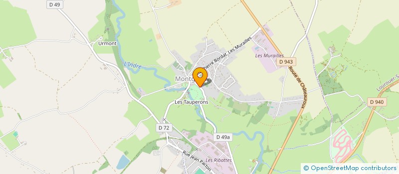 localisation de l'entreprise SCI DES RIBATTES à MONTGIVRAY