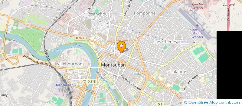 localisation de l'entreprise SCI DES RIBONDAINES  MONTAUBAN