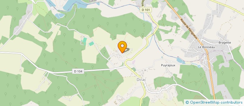 localisation de l'entreprise SCI DES RIBONDAINES  DIRAC