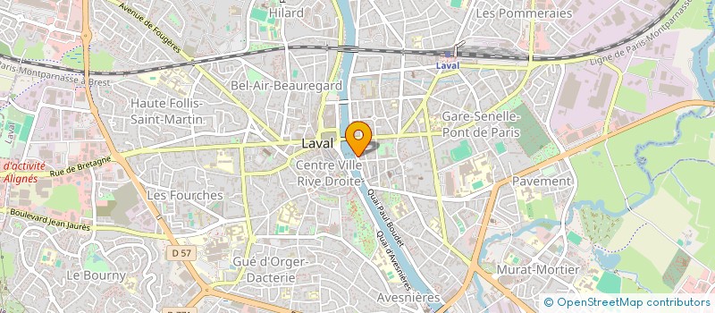 localisation de l'entreprise SCI DES RIVERIES à LAVAL